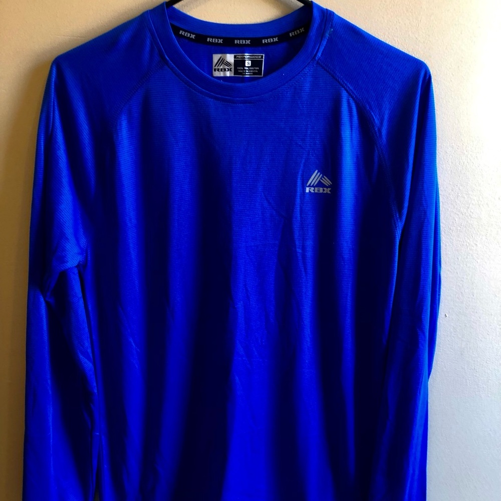 Blue long sleeve shirt